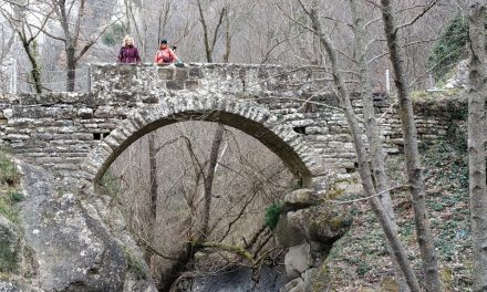 Castelmezzano. Il ponte della vecchia