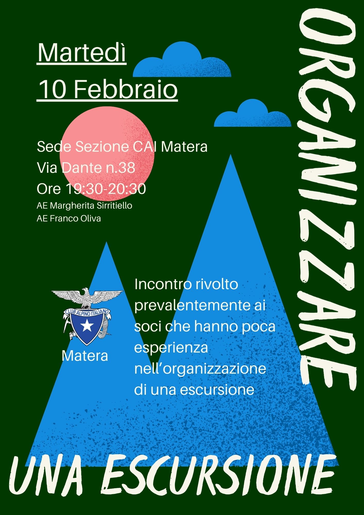 Organizzare una escursione